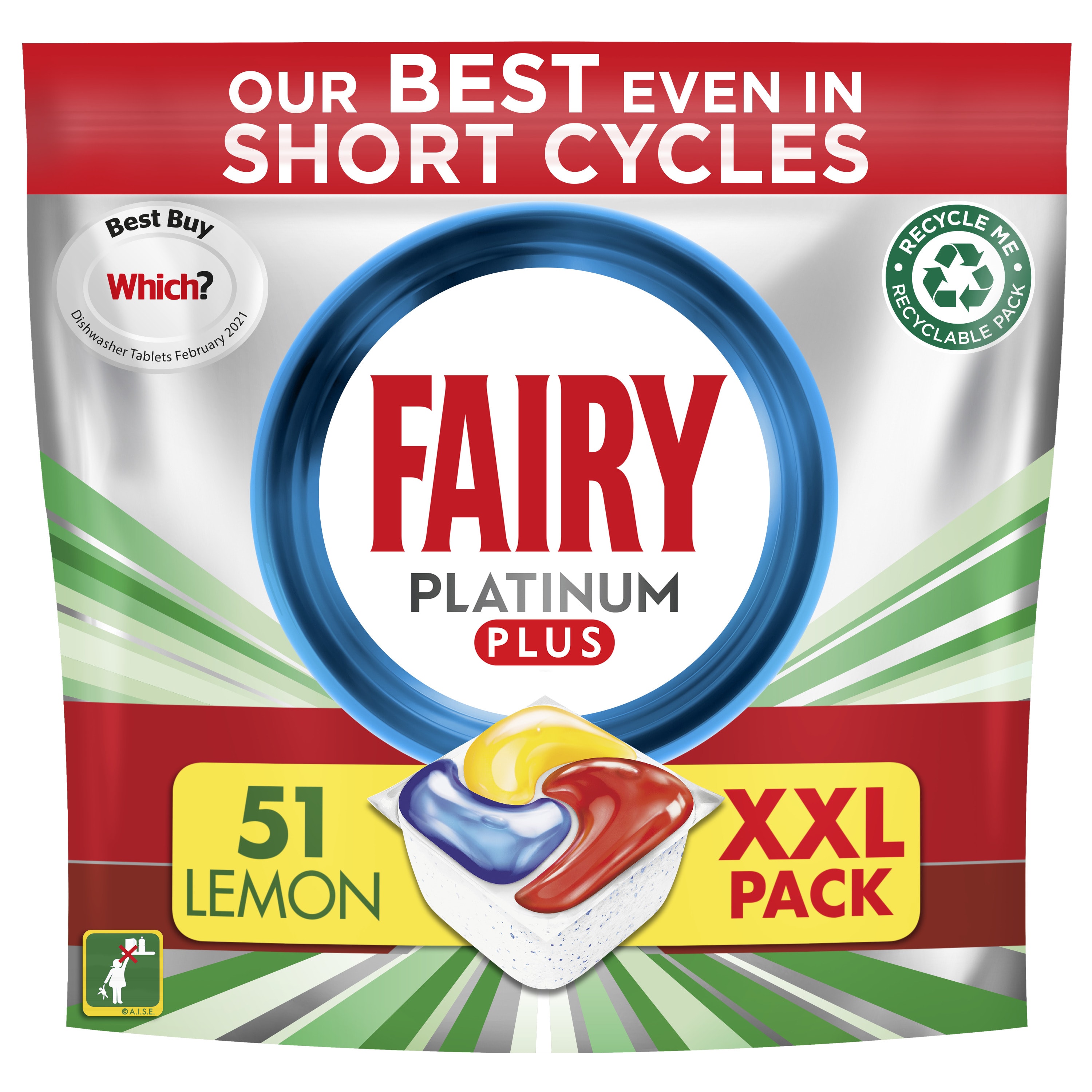 Fairy Platinum Plus Dishwasher Tablets