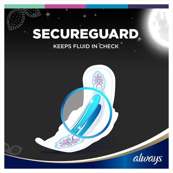 Always Ultra Secure Sanitary Towels night
