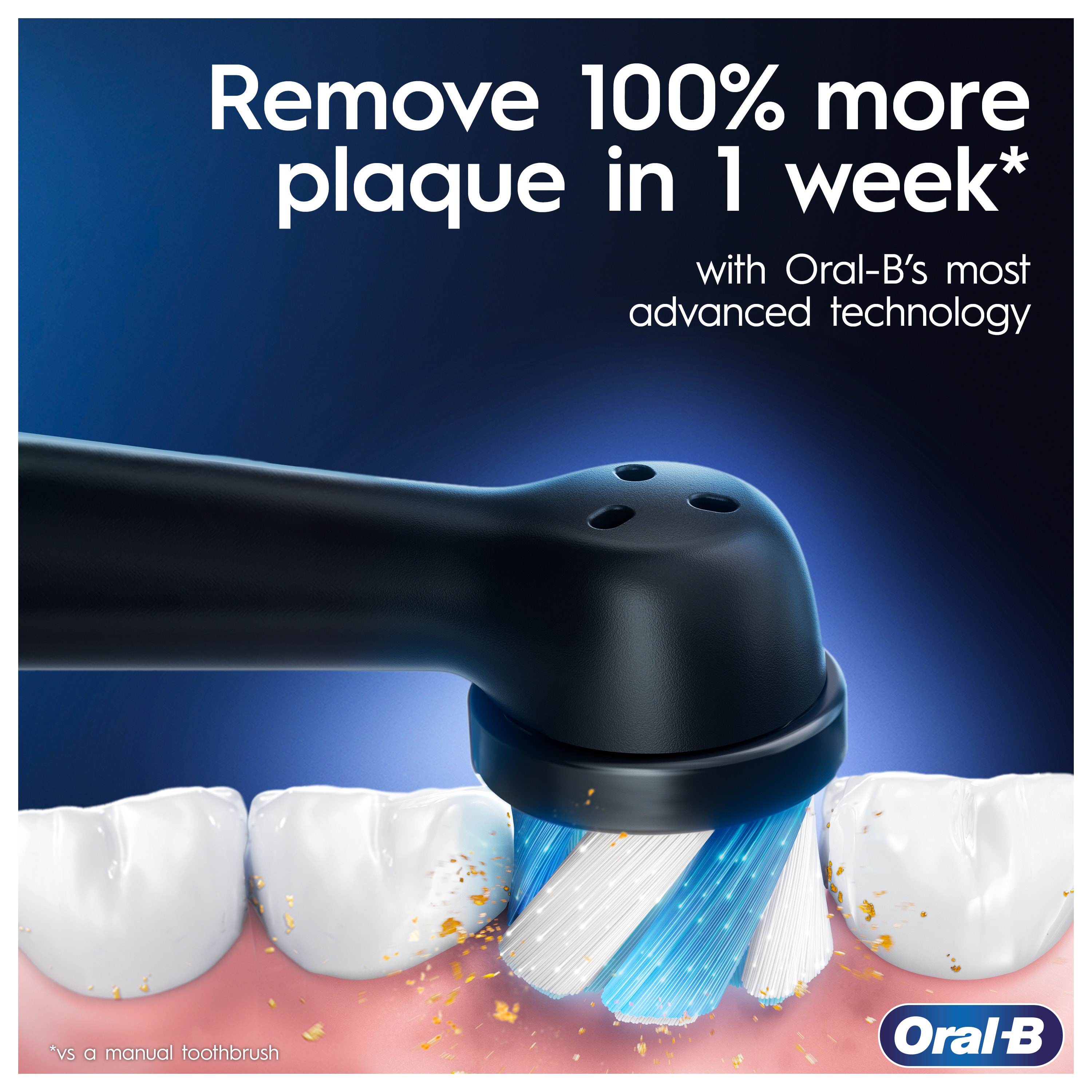 Remove 100% more plaque in 1 week