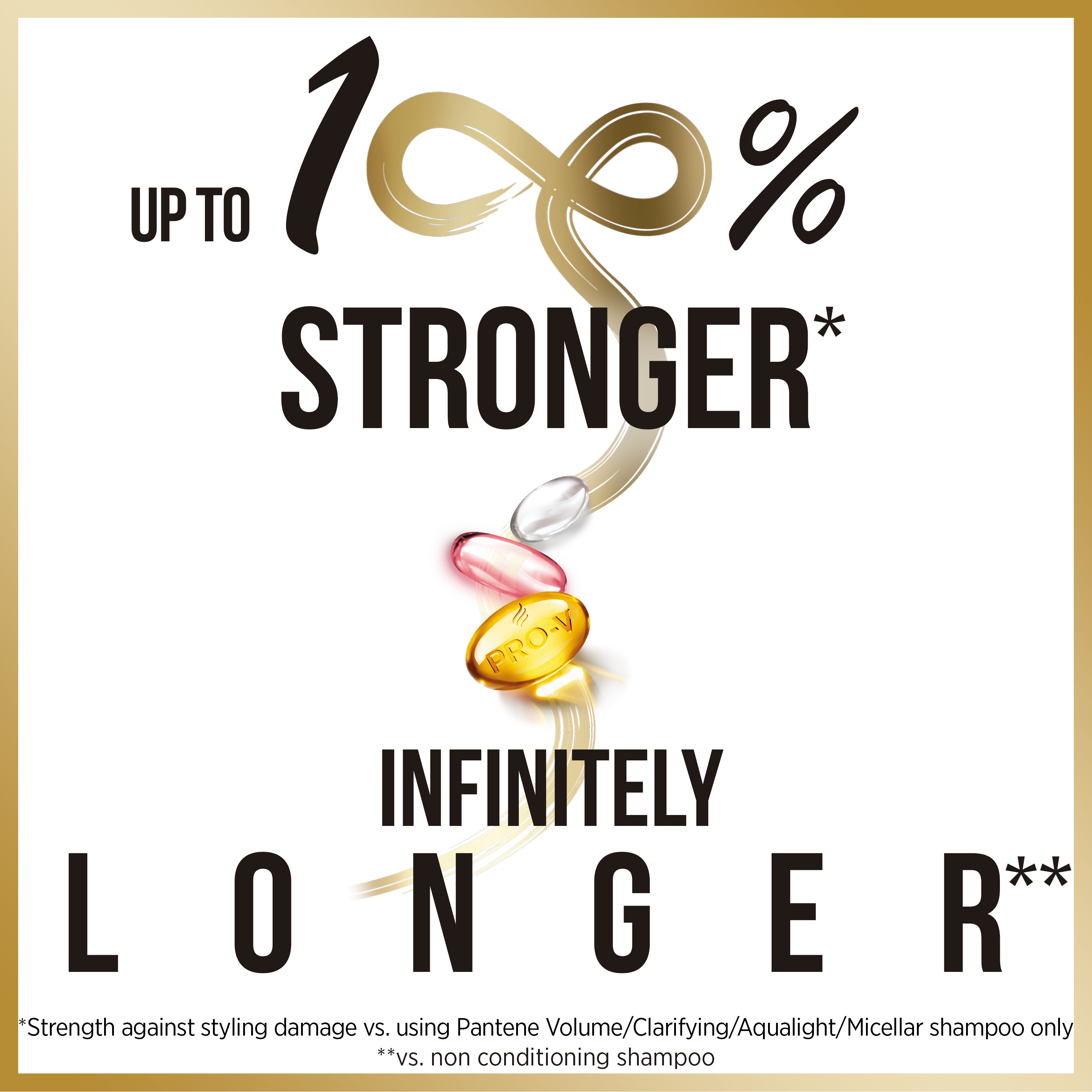 Up to 100% stronger