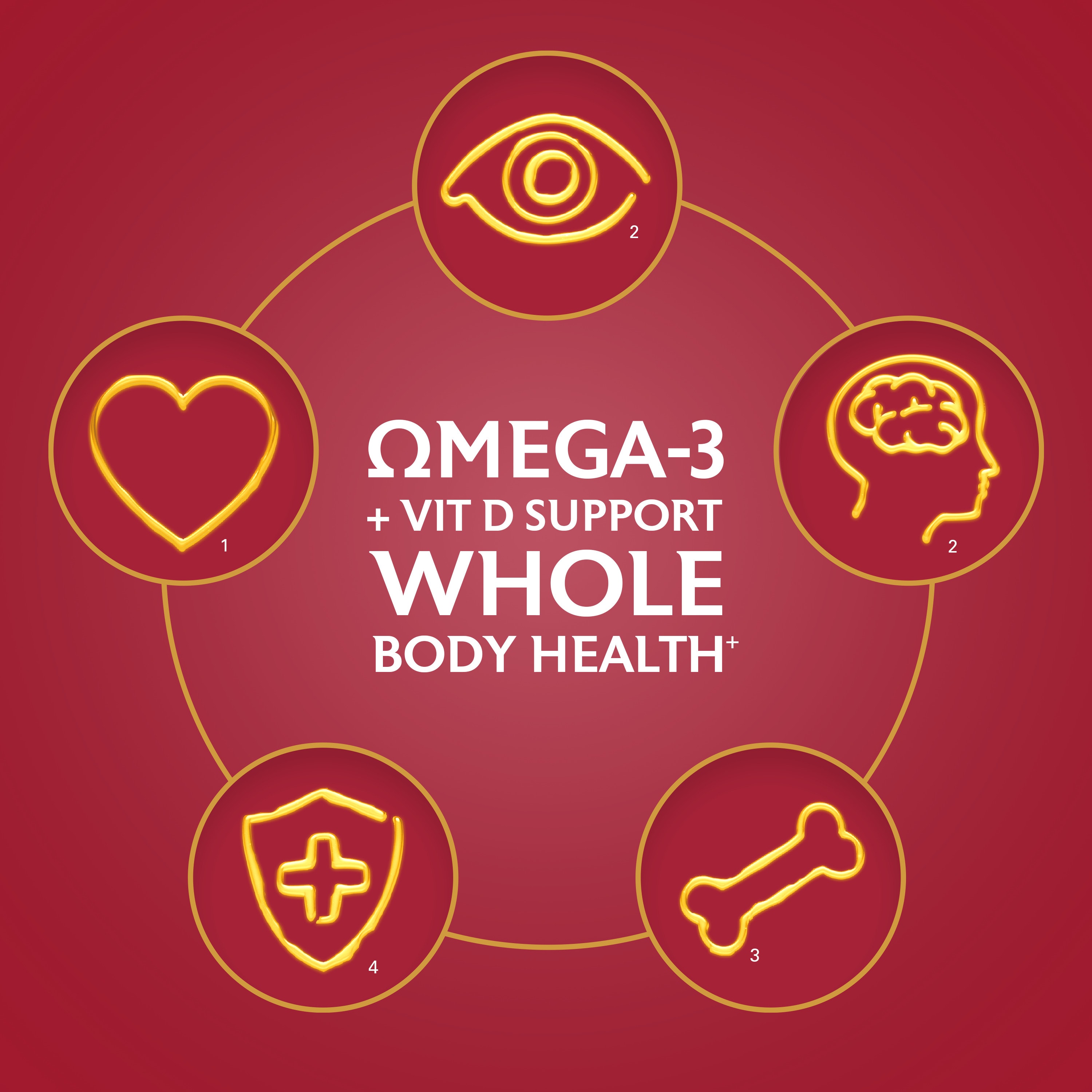 Seven Seas Omega-3 Fish Oil, Extra Strength with Vitamin D