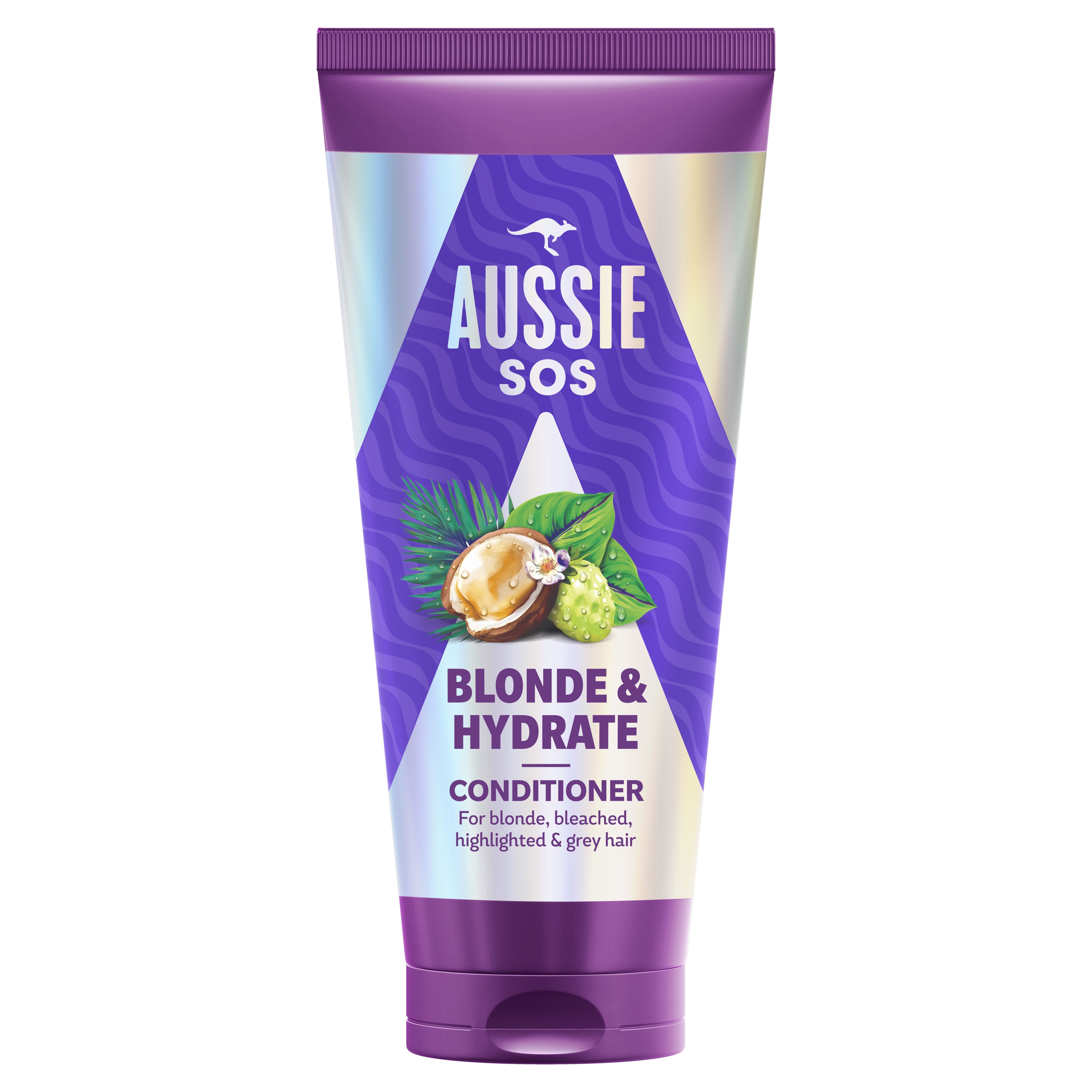 Aussie SOS Blonde & Hydrate Conditioner 200ml for Bleached, Highlighted and Grey Hair