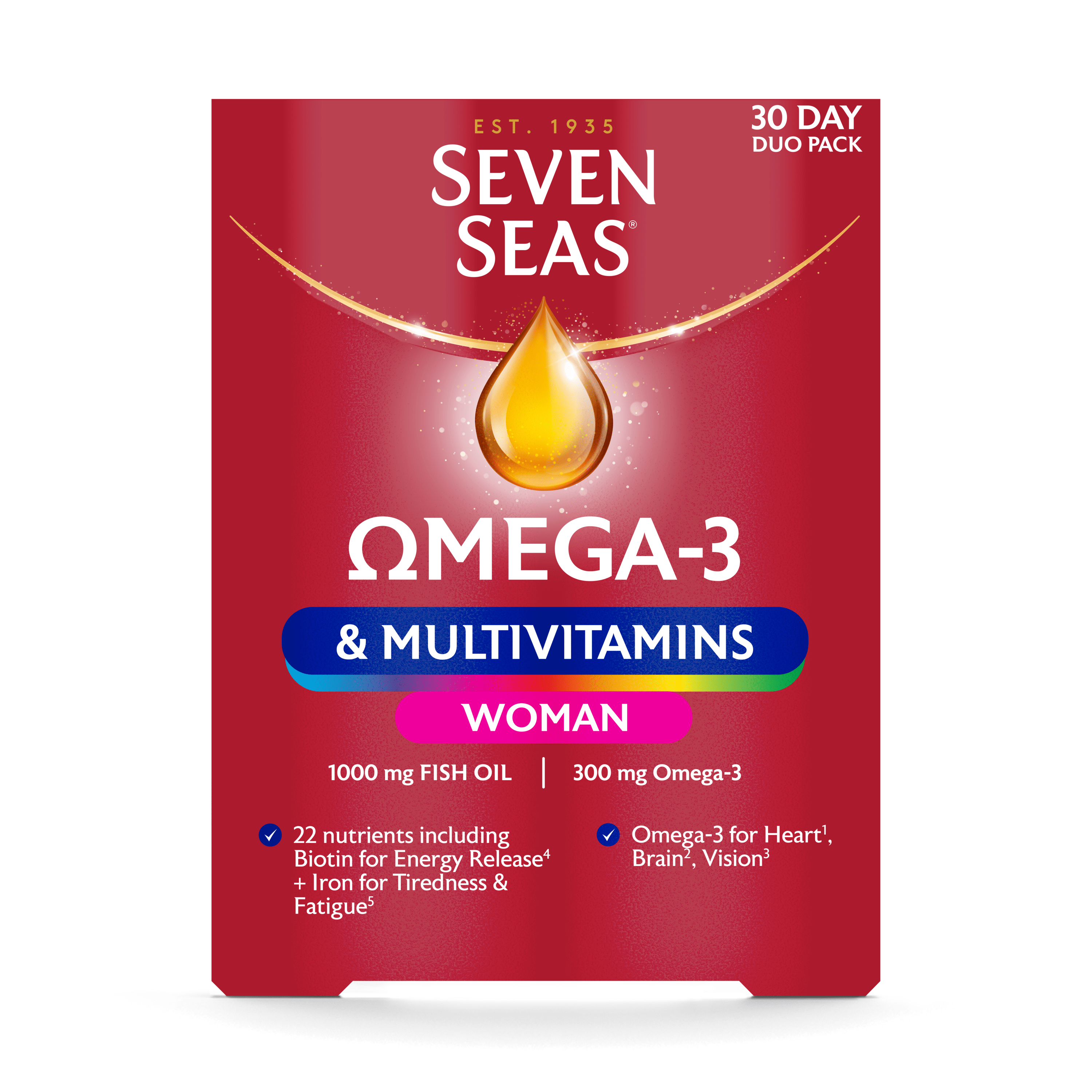Seven Seas Omega-3 & Multivitamins Woman
