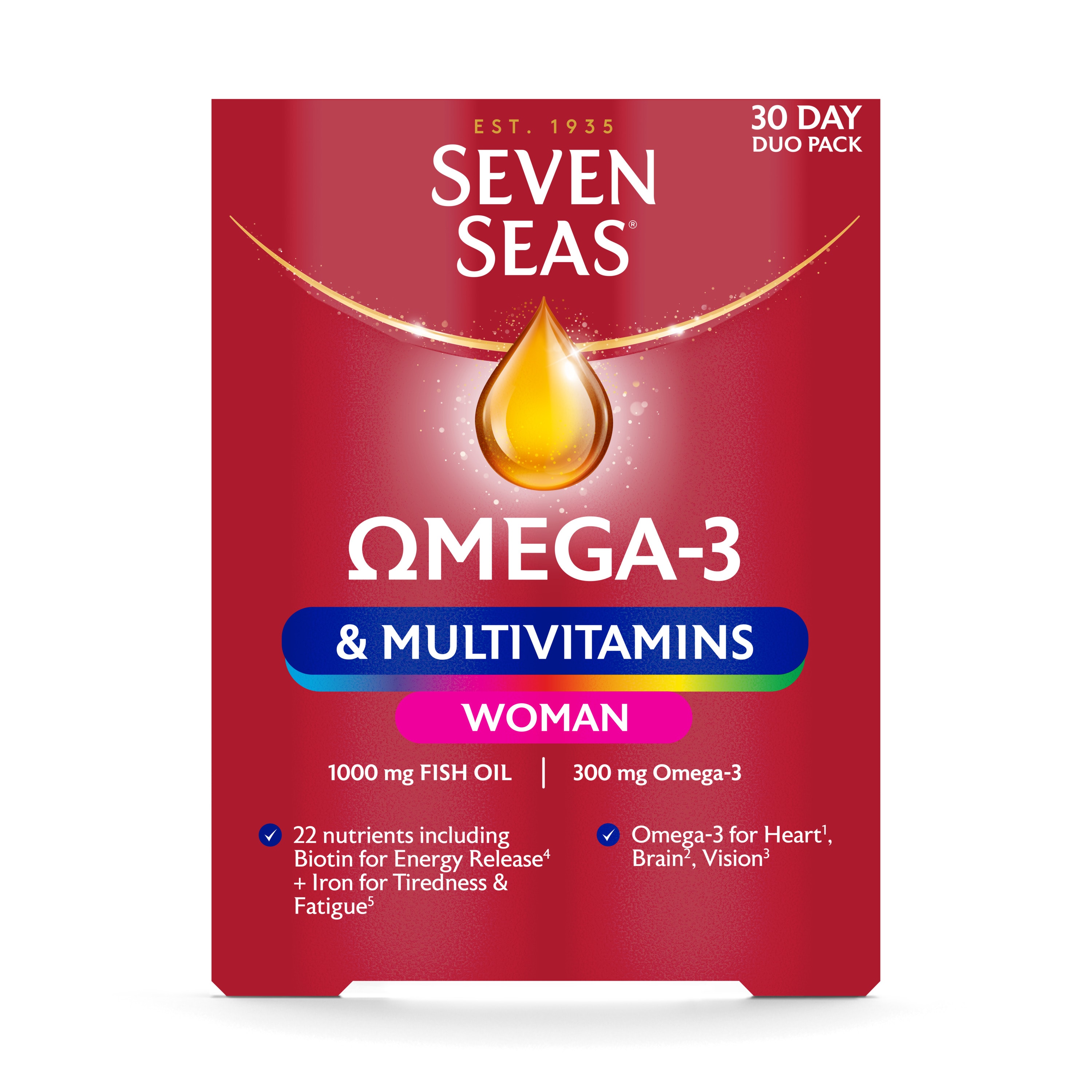 Seven Seas Omega-3 & Multivitamins Woman