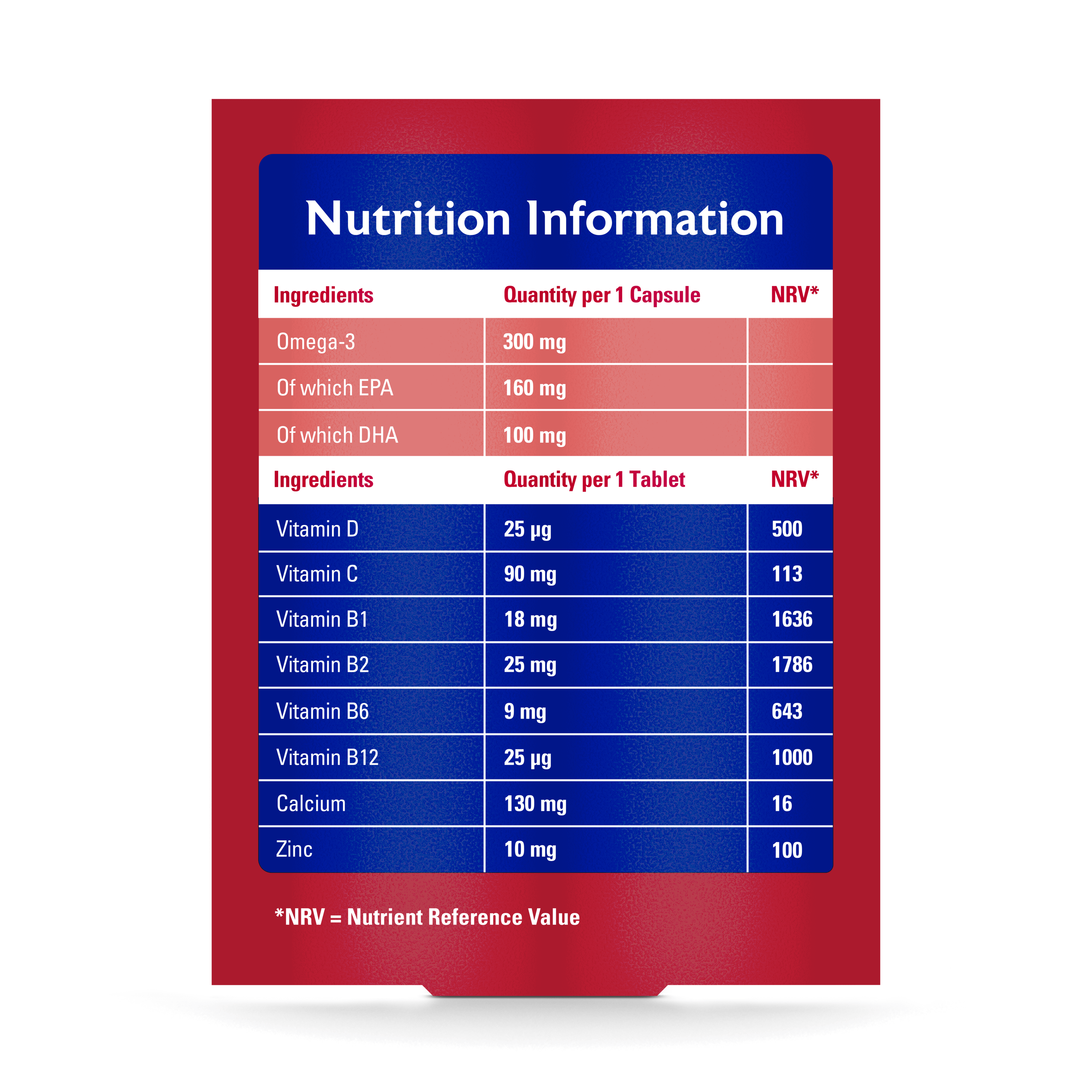 Seven Seas Omega-3 & Multivitamins Man 50+