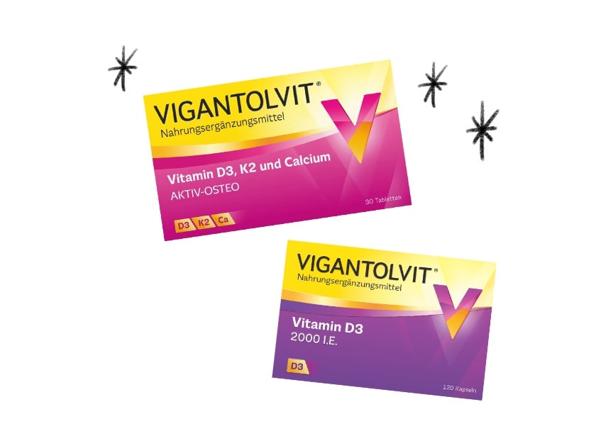 Jetzt VIGANTOLVIT® Produkte gratis testen.