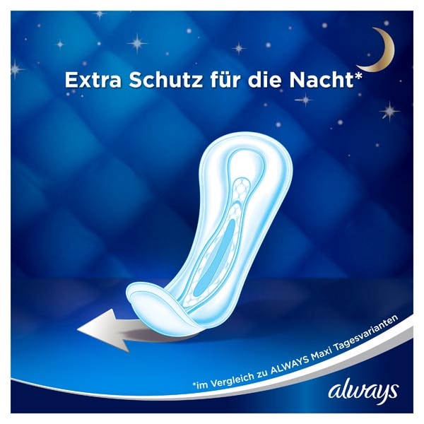Always maxi night binden ohne fl gel gr e 3 