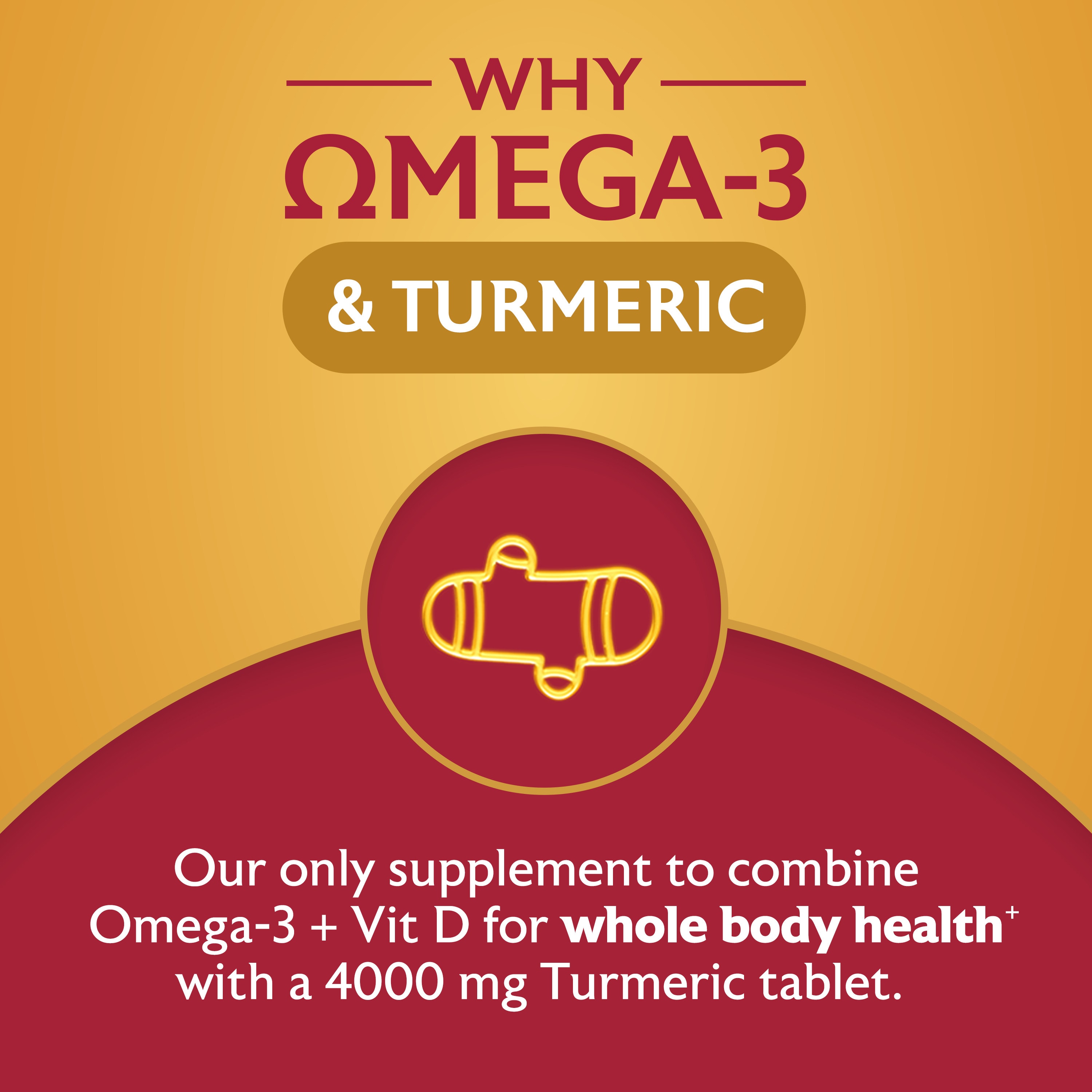 Seven Seas Omega3 Fish Oil & Turmeric, with Vitamin D