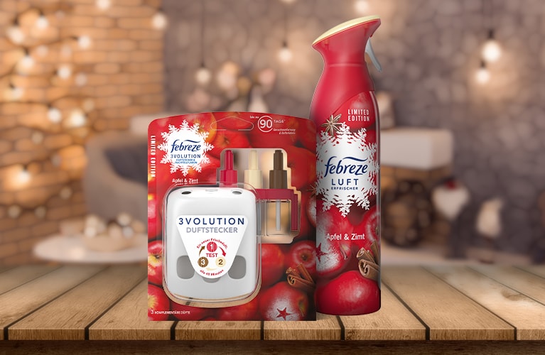 Stecker rein, Duftwelt an! Entdecken Sie die Herbst- und Winterdüfte von Febreze