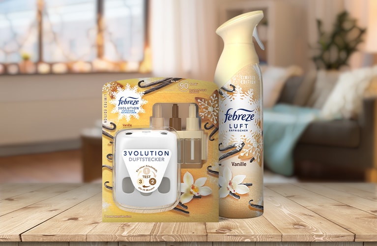 Stecker rein, Duftwelt an! Entdecken Sie die Herbst- und Winterdüfte von Febreze