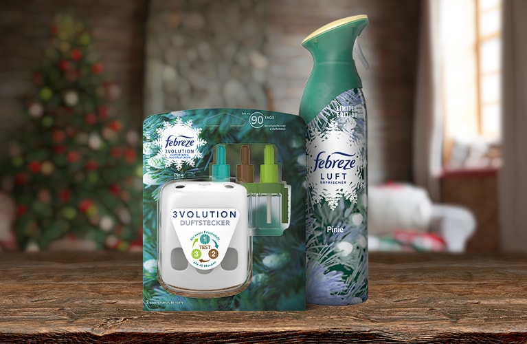 Stecker rein, Duftwelt an! Entdecken Sie die Winterdüfte von Febreze