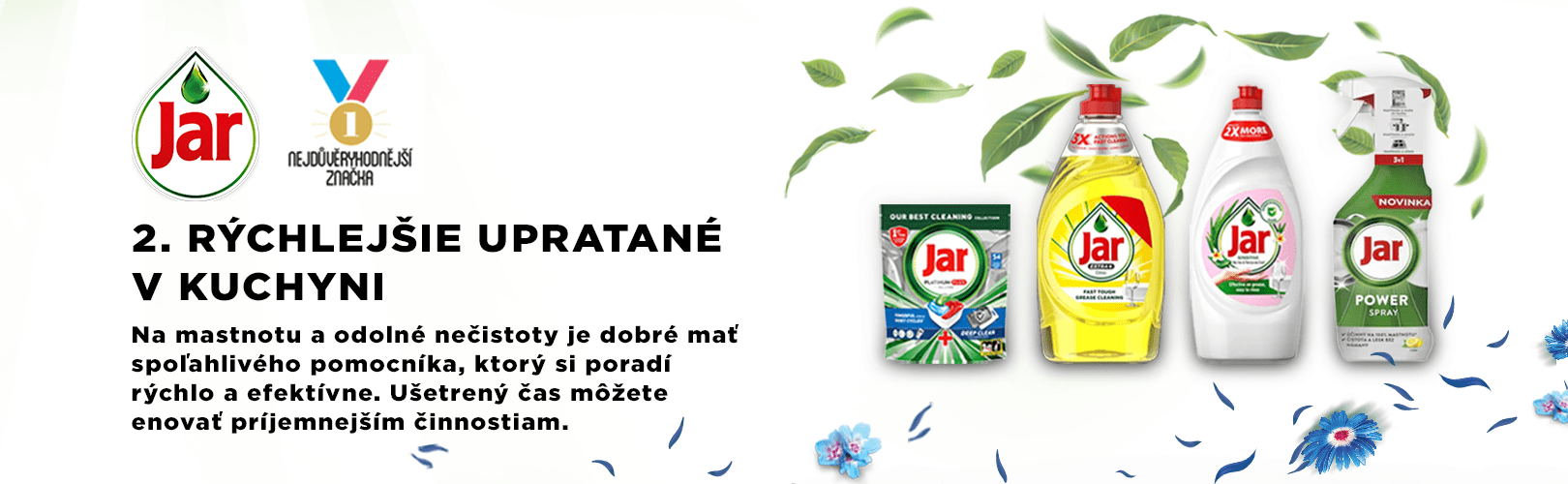 Jar - Rýchlejšie upratané v kuchyni