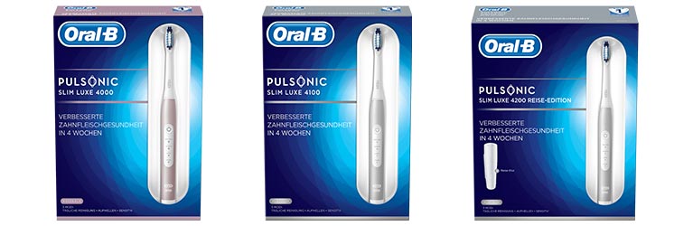 Oral-B Pulsonic Slim-Luxe-Zahnbürsten