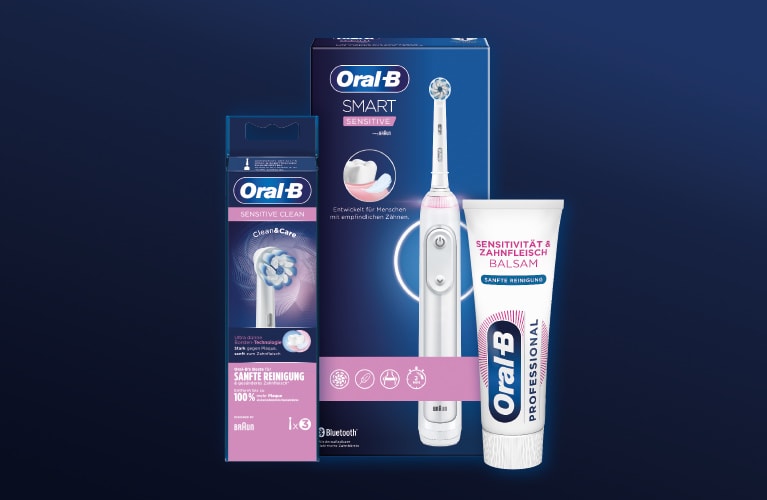 Oral-B Sensitiv-Produkte: die perfekte Kombi gegen Schmerzempfindlichkeit