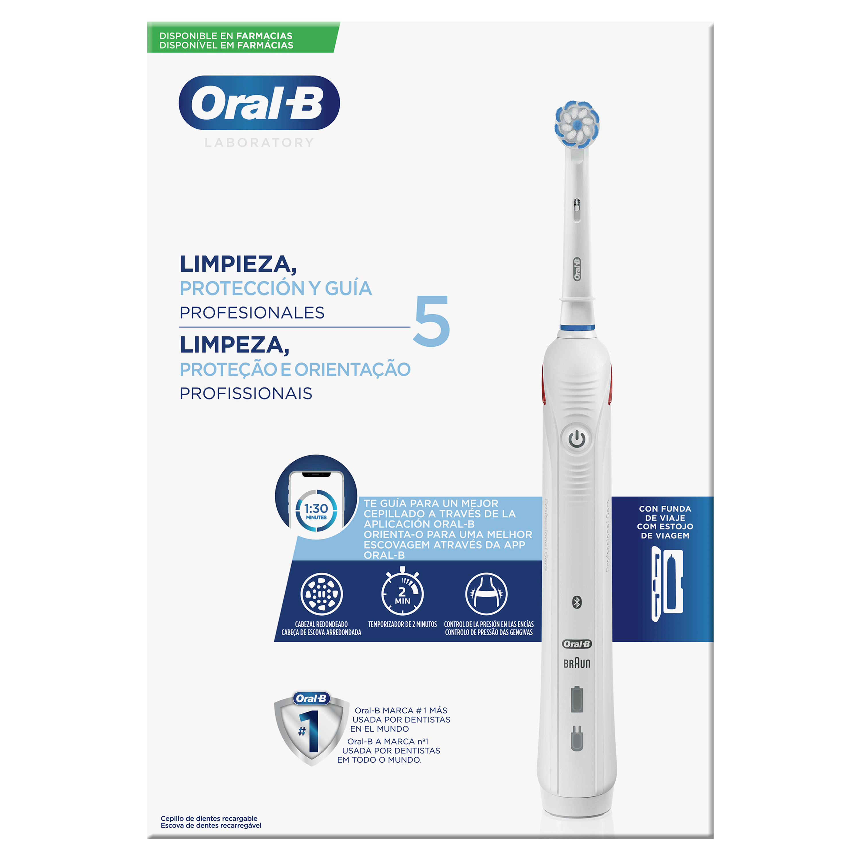 Oral-B Clean, Protect & Guide 5 Cepillo Eléctrico