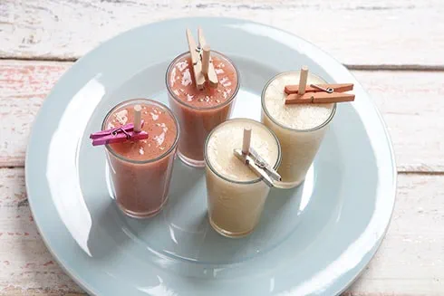 Batido preparado para meter al congelador