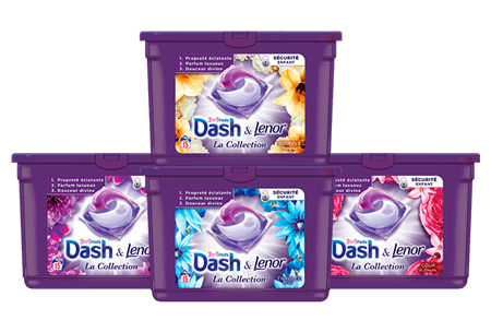 Lessive Dash 3en1 Pods La Collection
