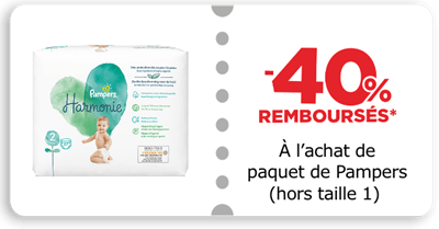 Paquet de Pampers (hors-taille 1)