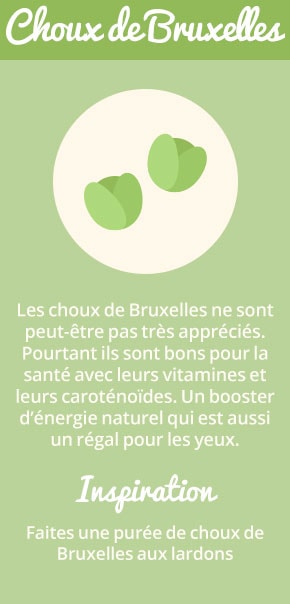 Les choux de Bruxelles ne sont peut-être pas très appréciés. Pourtant ils sont bons pour la santé avec leurs vitamines et leurs caroténoïdes. Un booster d