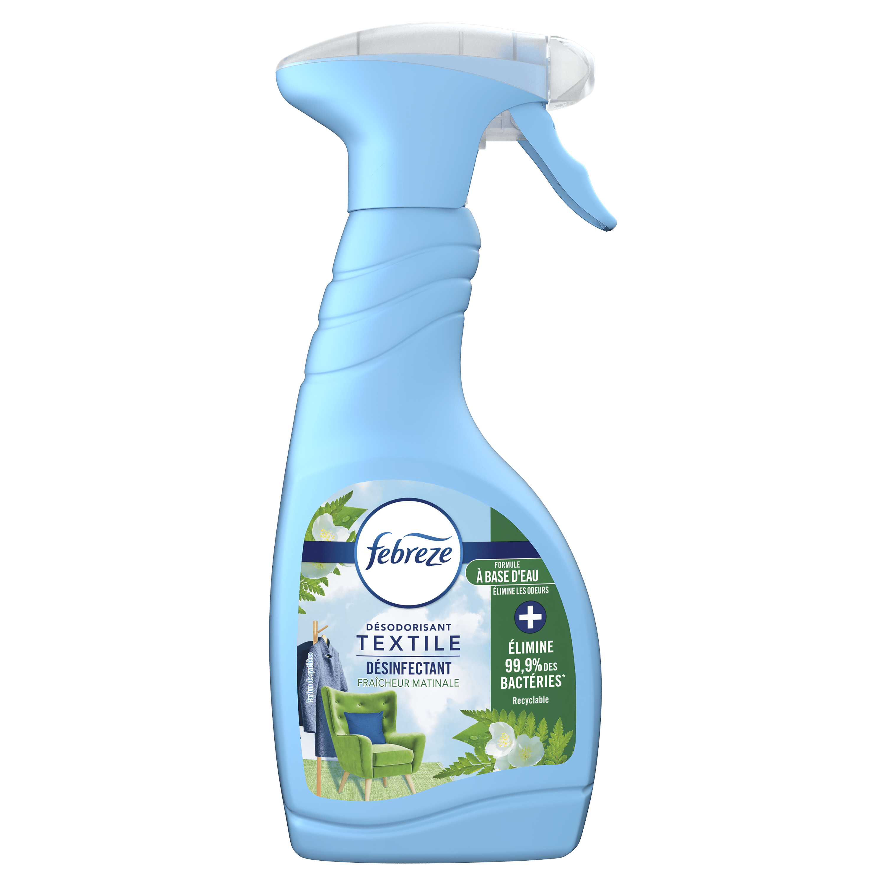 Febreze Textile Désinfectant Rosée du Matin 500mL