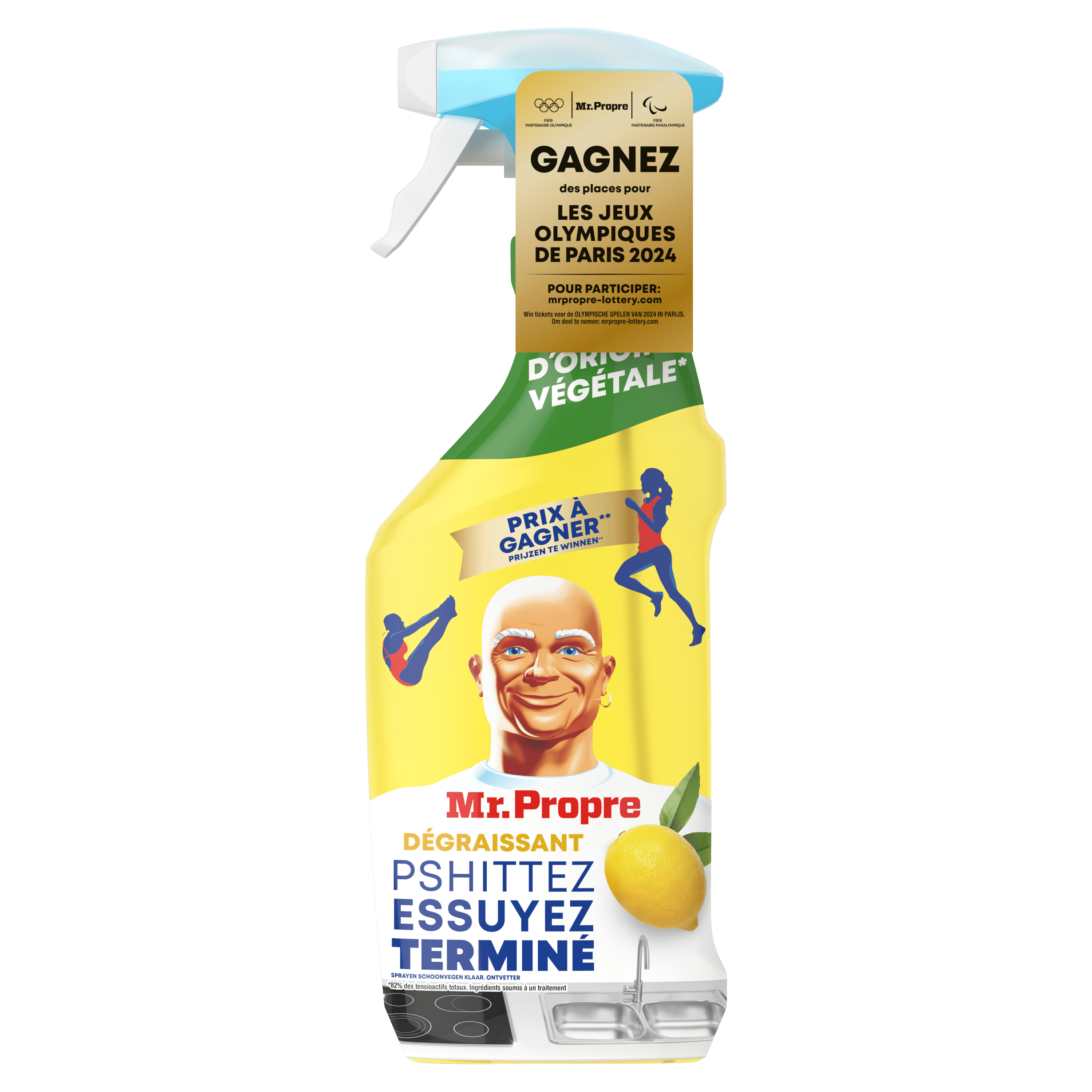 Mr. Propre Pshittez Essuyez Terminé Citron