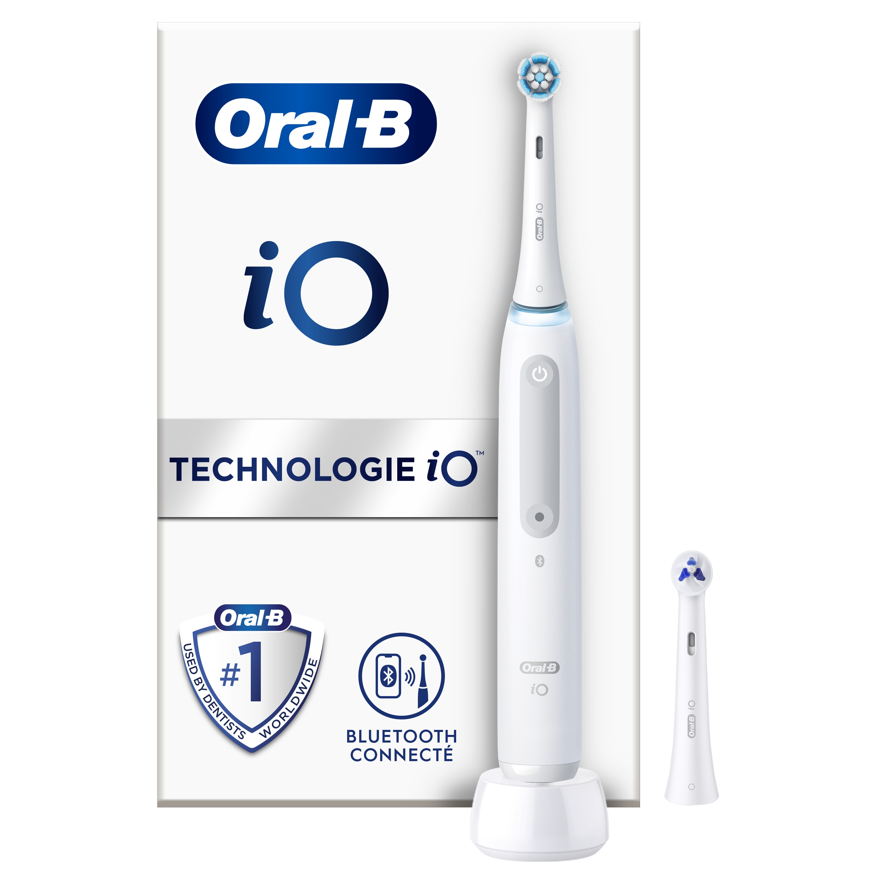 Oral-B Brosse à dents électrique iO 5 Nettoyage, Protection & Aide au  brossage