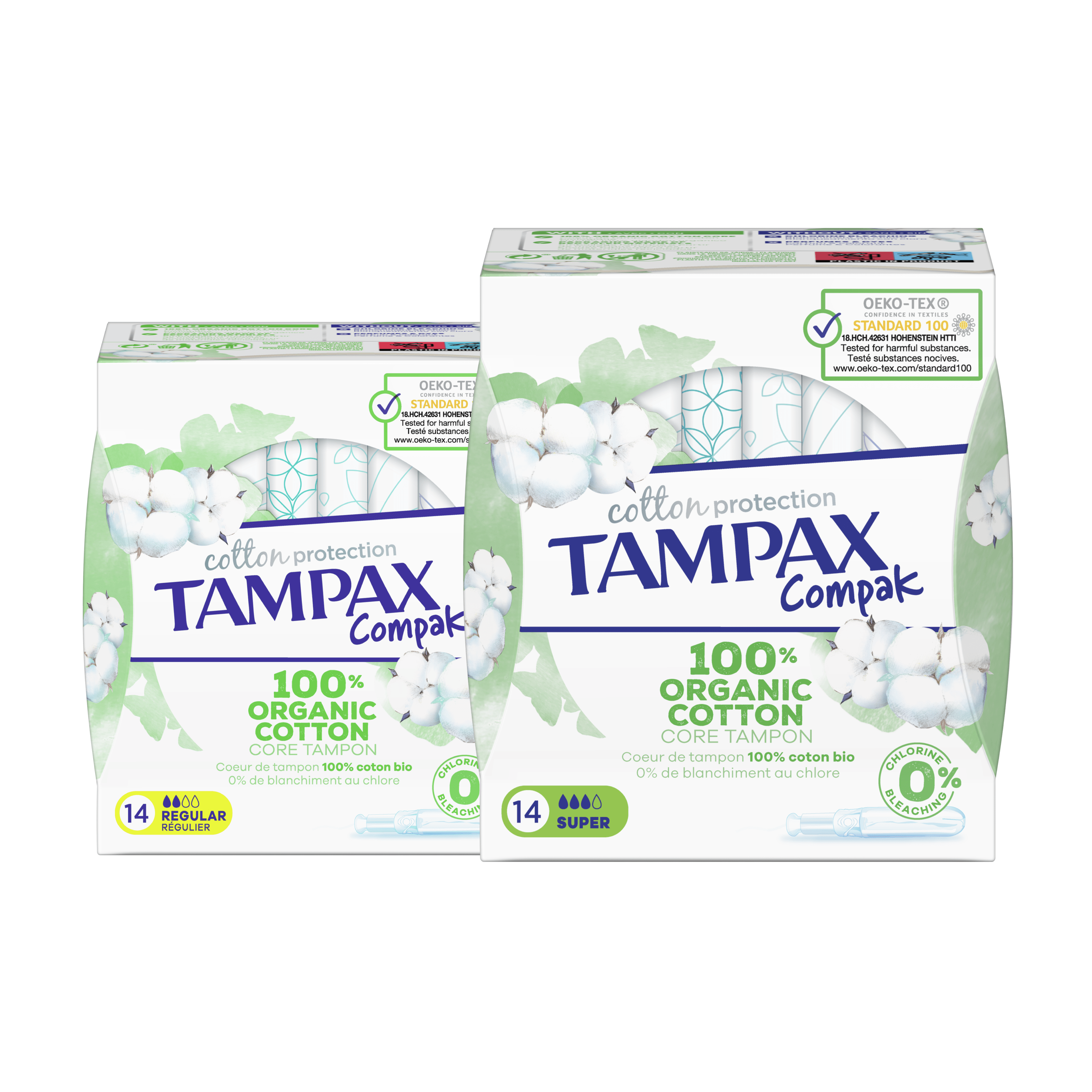 Tampax Compak Bio Cotton Protection