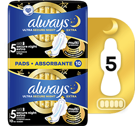 Always Ultra Secure Night Extra No 5