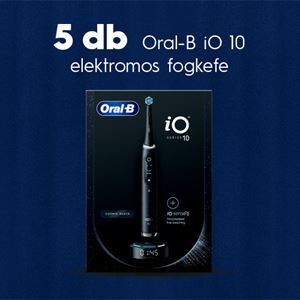 5 darab Oral-B iO 10 elektromos fogkefe