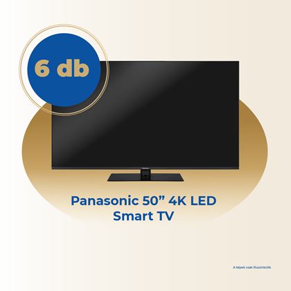 Pályázzon és nyerjen egy Panasonic 50" 4K LED Smart TV-t a P&G termékeivel!