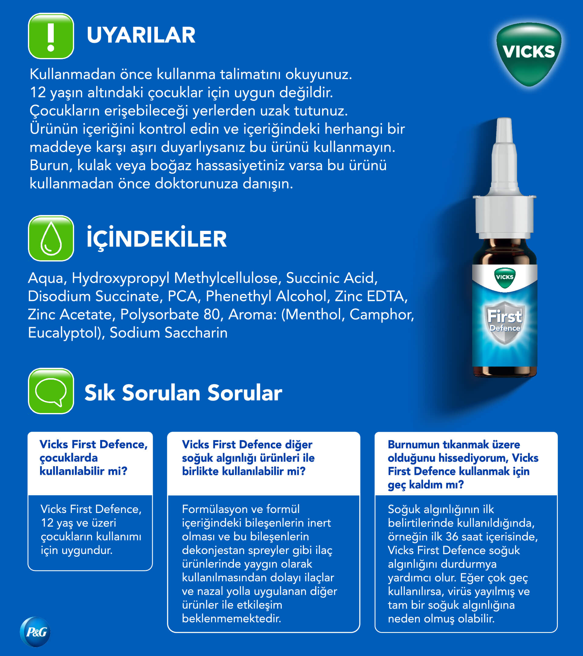 Vicks first defence