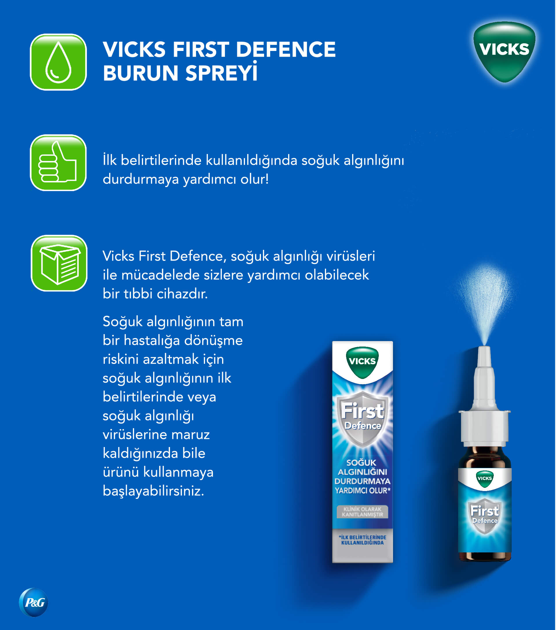 Vicks first defence