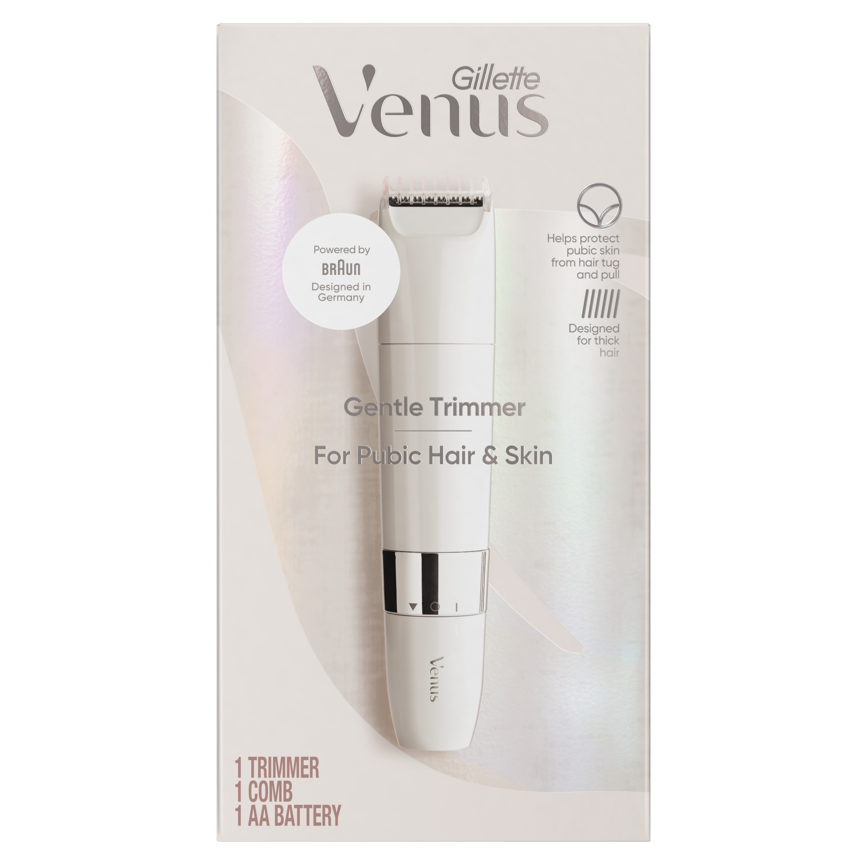 Venus Gentle Trimmer for Pubic Hair and Skin | SuperSavvyMe