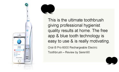 This is the ultimate toothbrush giving professional hygienist quality results at home. The free app & blue tooth technology is easy to use & is really motivating. My brushing has definitely improved!