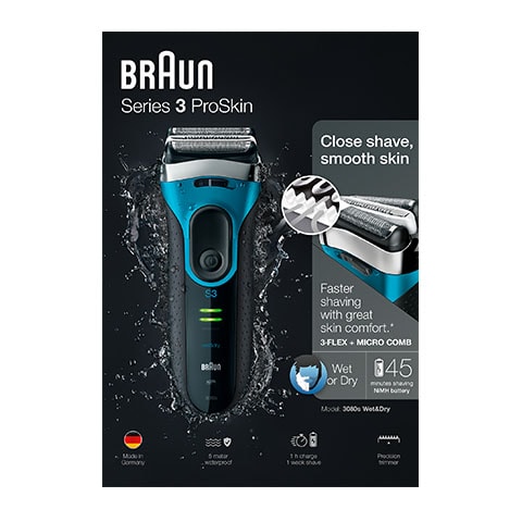 Braun Series 3 ProSkin 3080s Electric Shaver