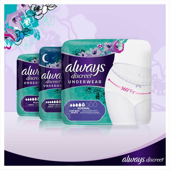 Always Discreet \ Nnormal Panties For Leakage And Incontinence