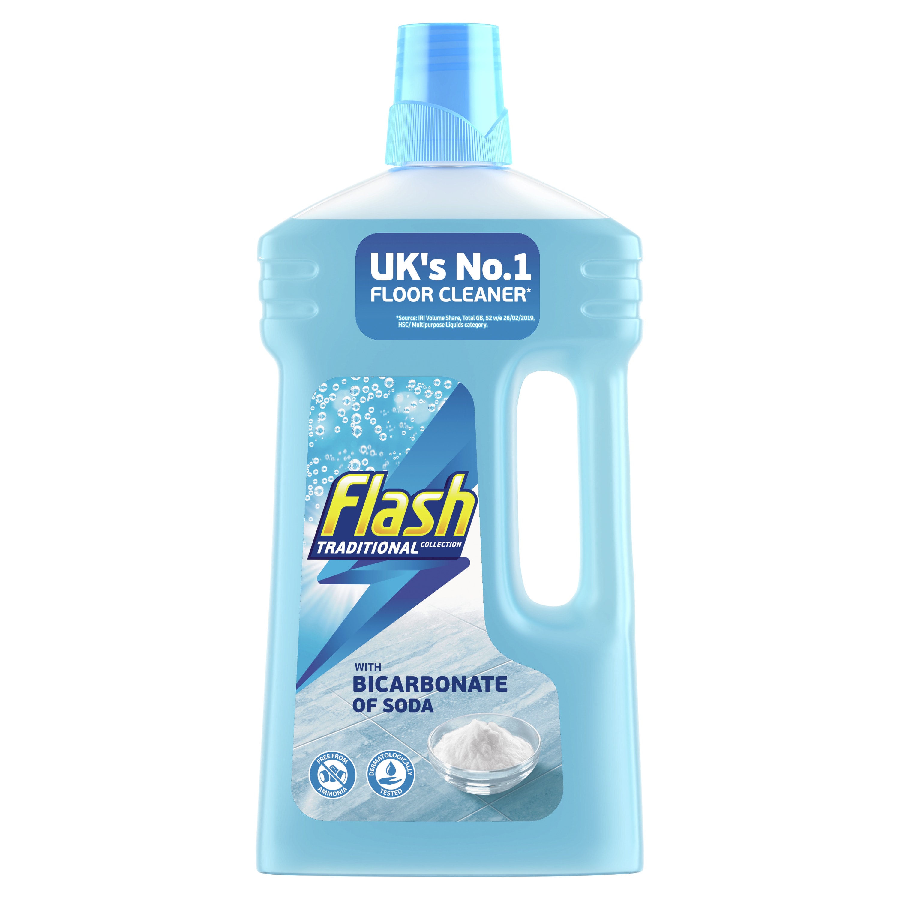 Flash Multi Purpose Floor Cleaner Liquid with Bicarbonate of Soda