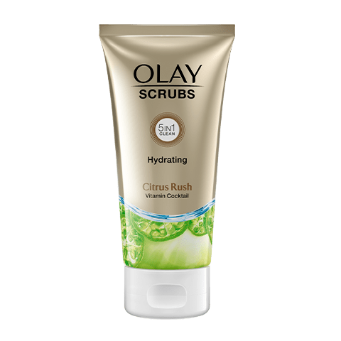 Olay Hydrating Scrub Cleanser Citrus Rush, 150ml