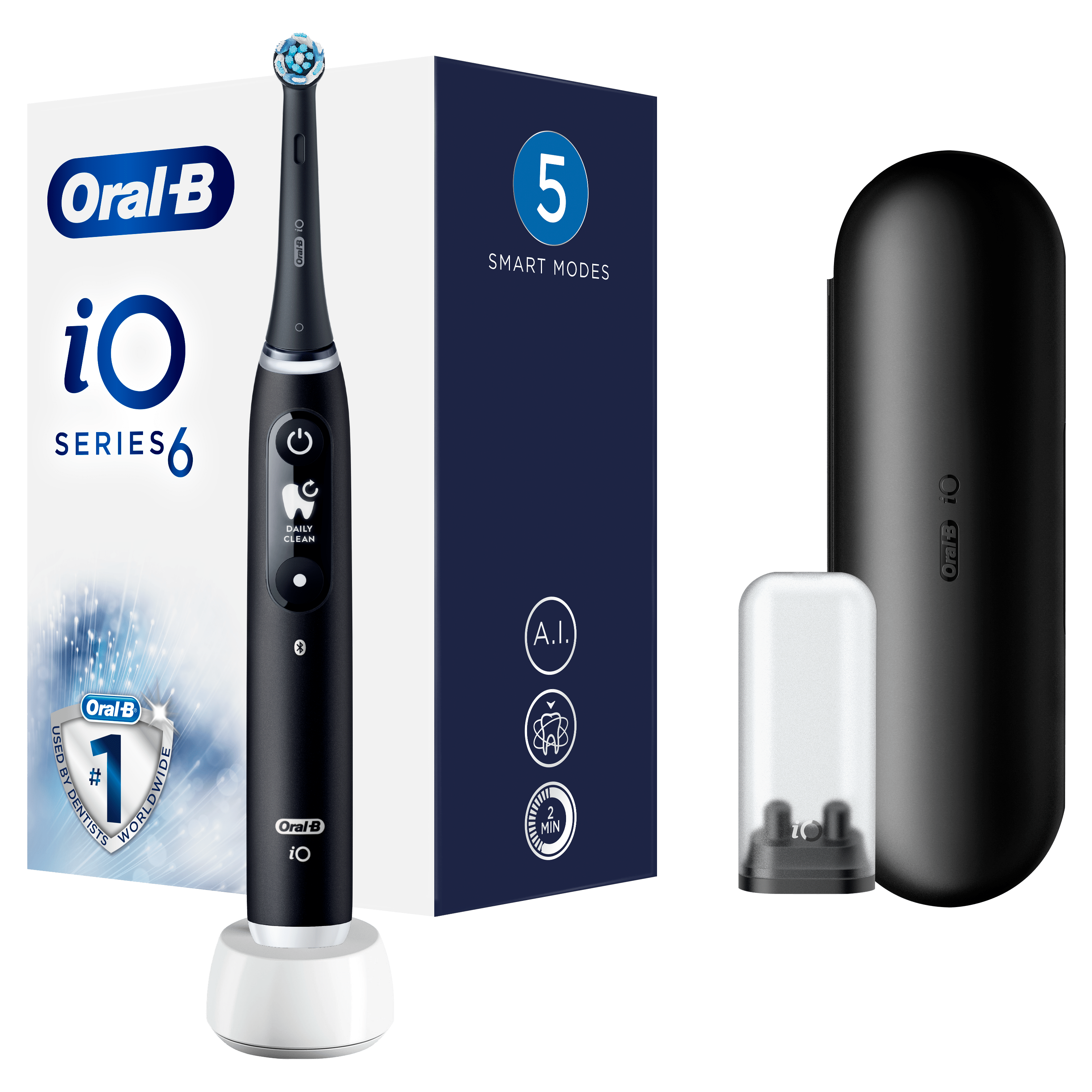 Oral-B iO6 Black Lava Ultimate Clean electric toothbrush