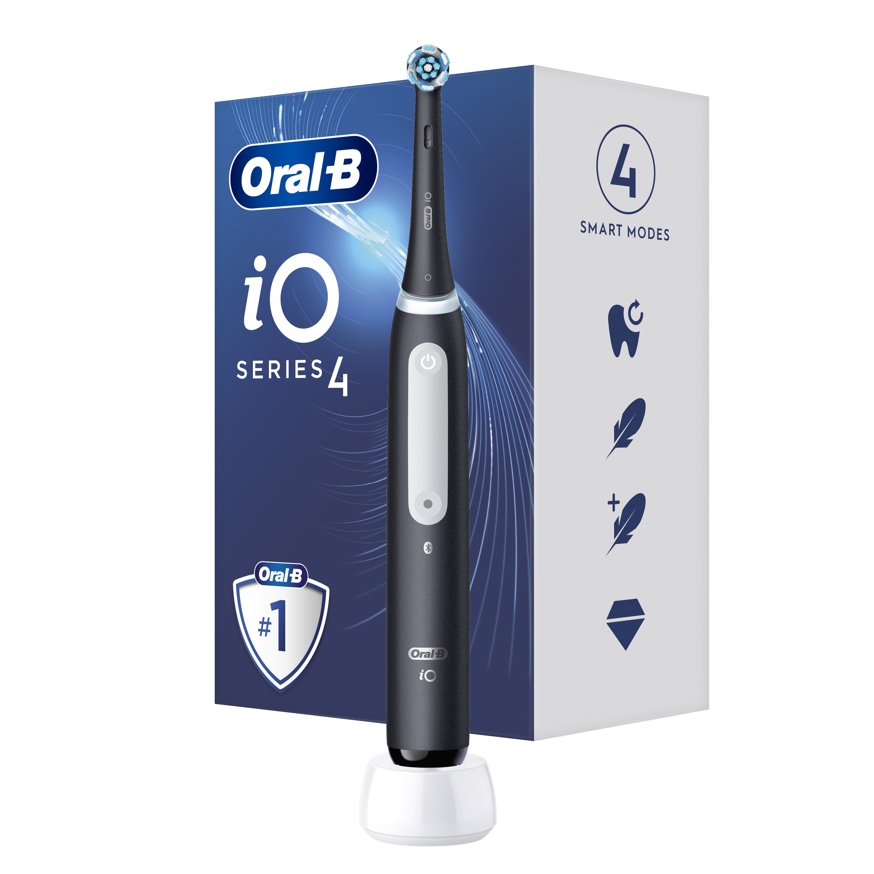 OralB iO4 Matt Black Electric Toothbrush