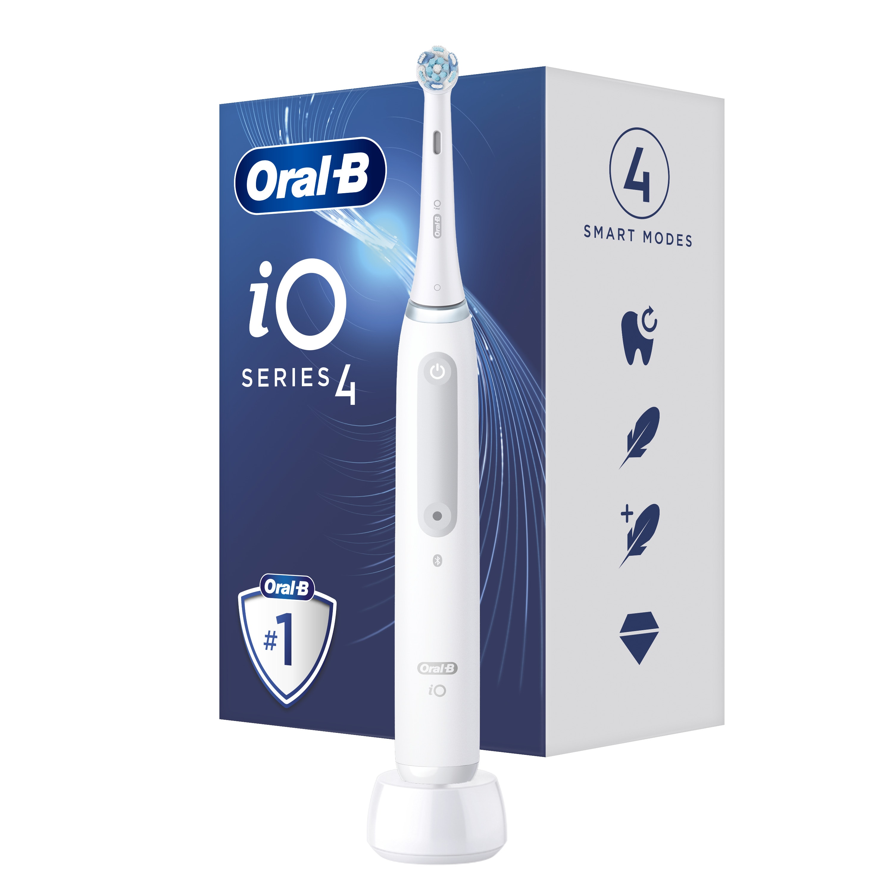 Oral-B iO4 White Electric Toothbrush | Zahnreinigung & Zahnpflege
