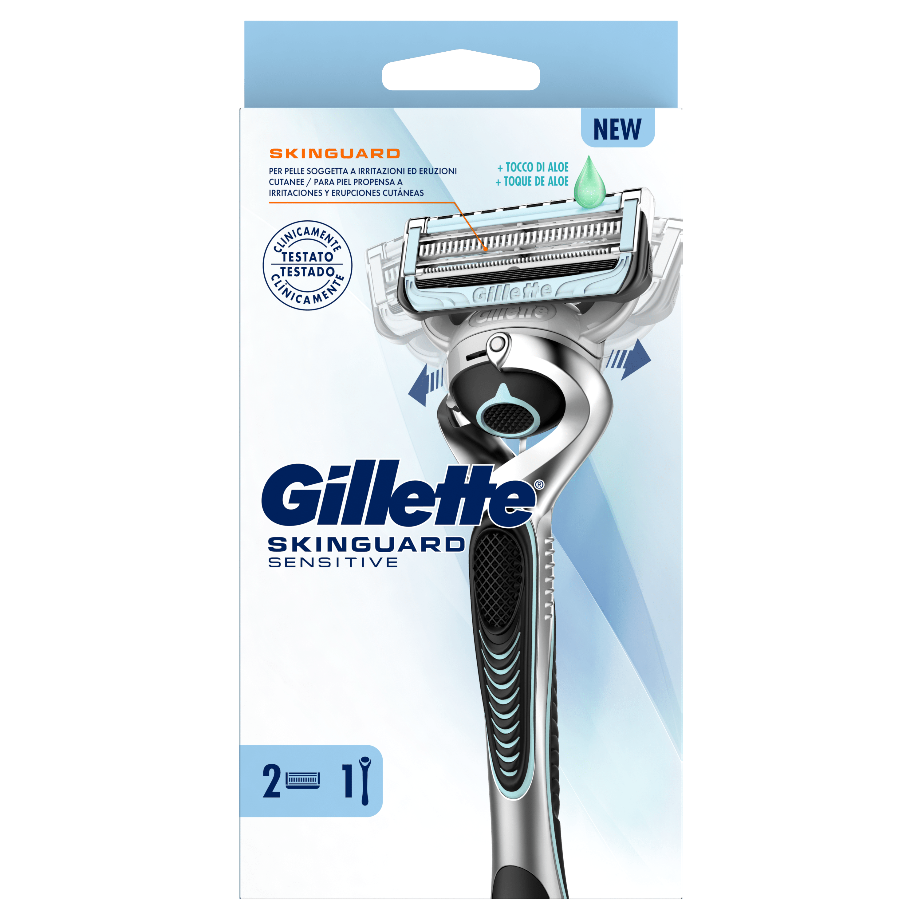 Gillette Skinguard Sensitive Flexball Manico 1 Lamette