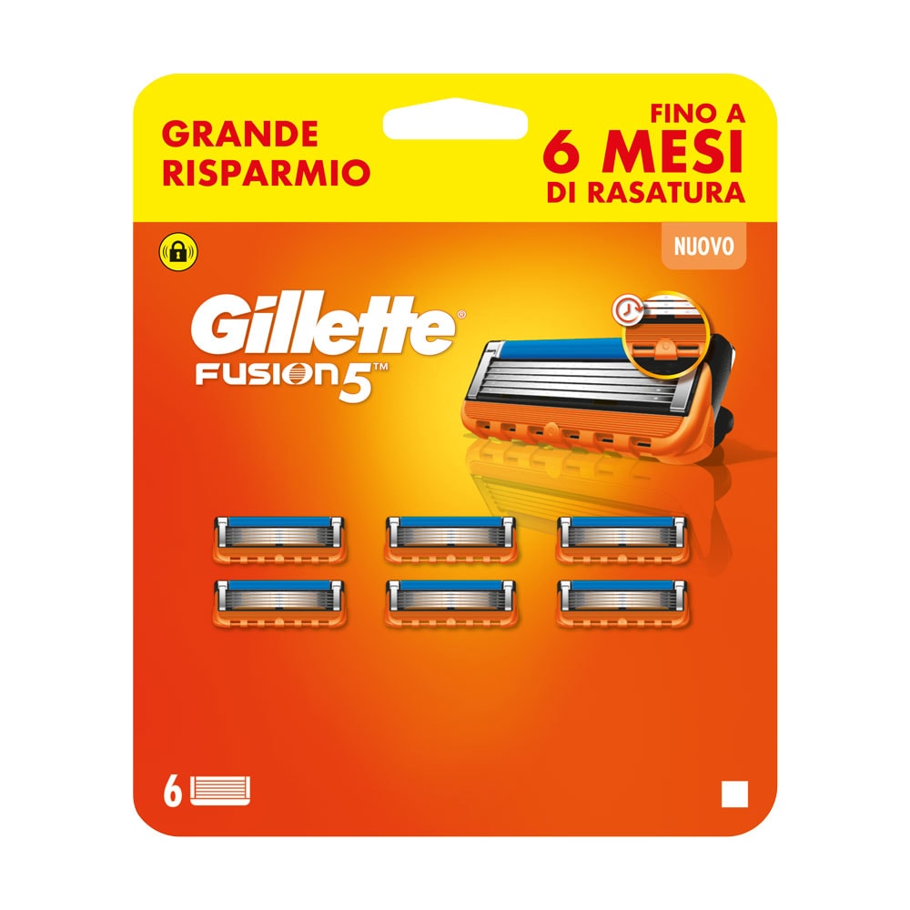 Gillette Fusion5 - Lamette di Ricambio Power - oh feliz Italia