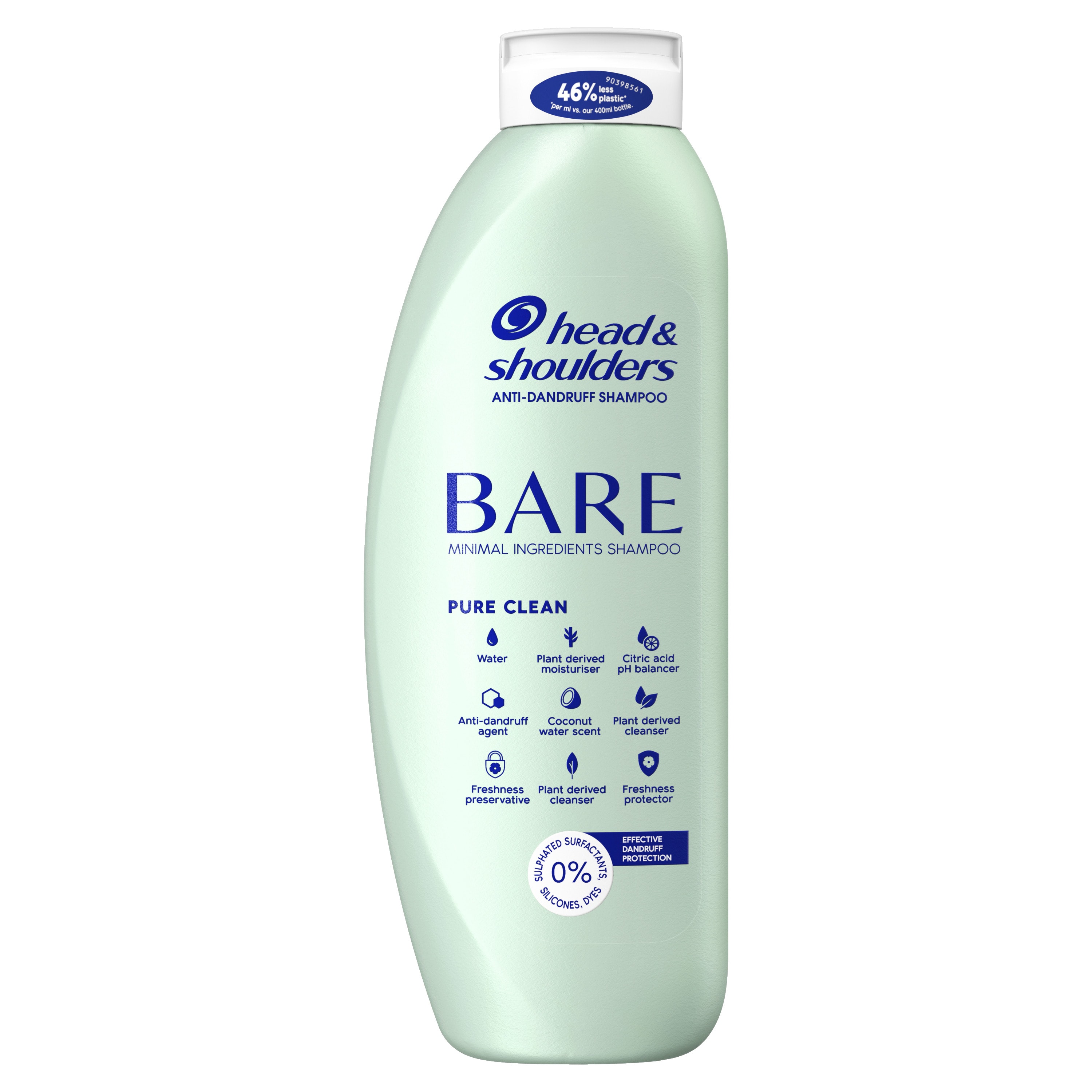 Head & Shoulders Bare Pure Clean Anti Dandruff Shampoo