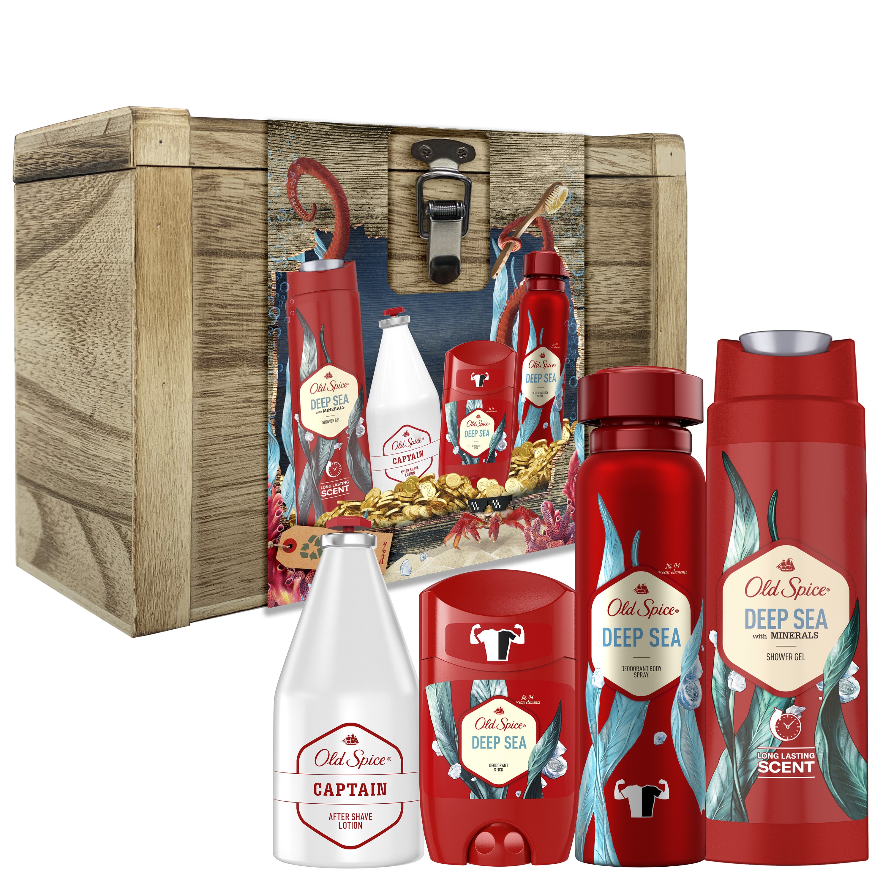 Old Spice Giftset Treasure Chest Deep Sea