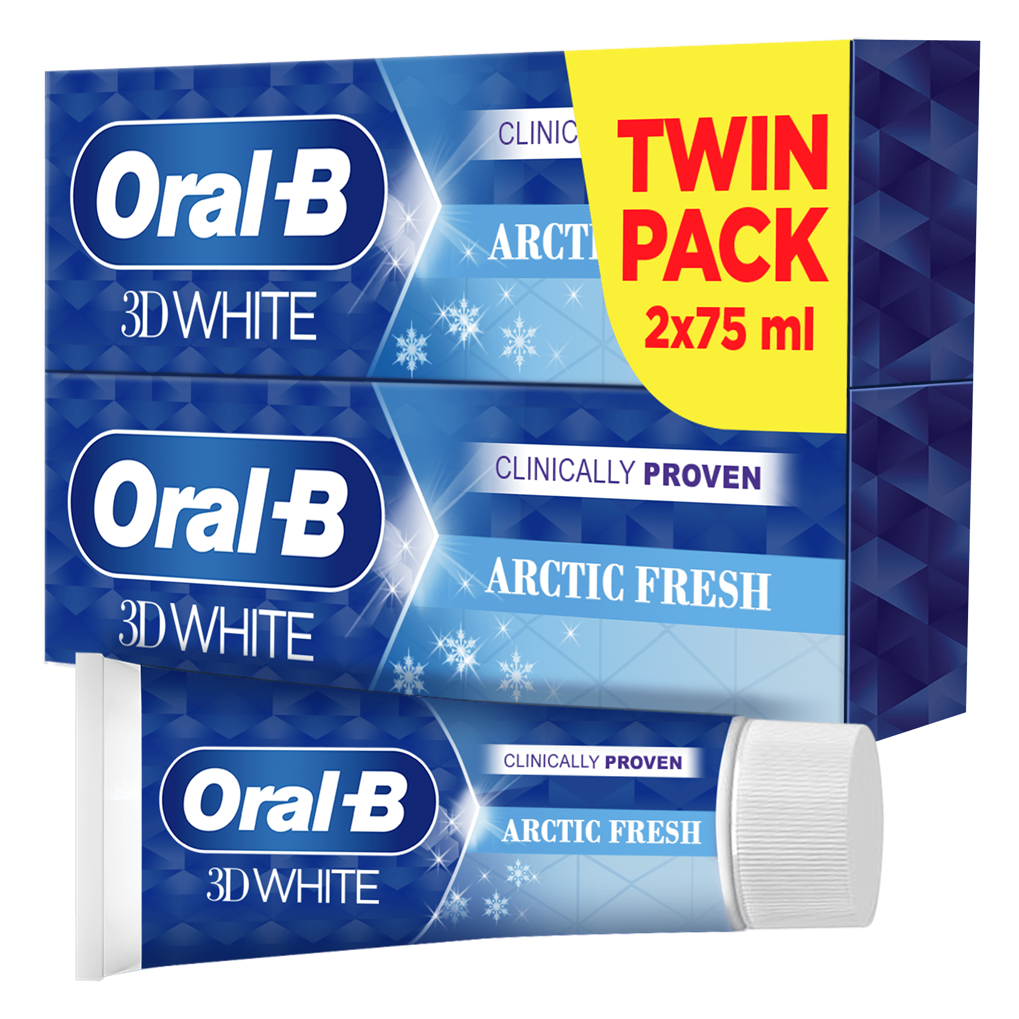 Oral B Whitening Toothpaste 2x75ml