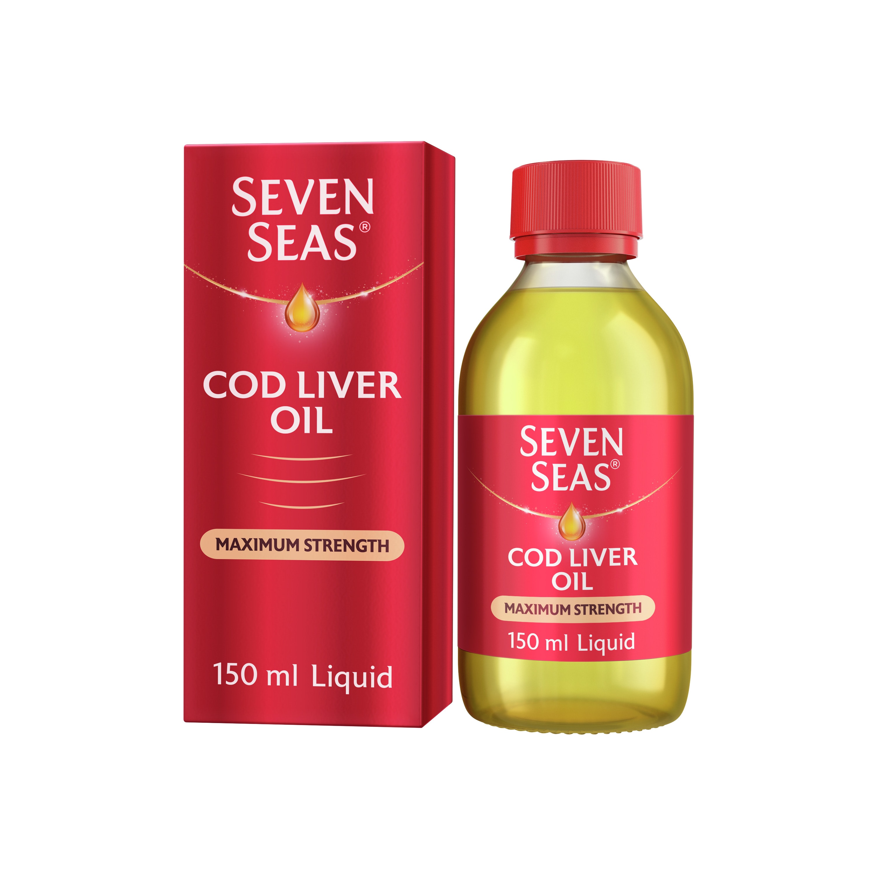 Seven Seas Cod Liver Oil Maximum Strength Liquid